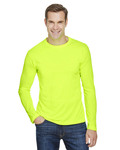 bayside ba5360 unisex 4.5 oz., 100% polyester performance long-sleeve t-shirt Side Thumbnail