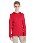 Team 365 TT41Y Youth Zone Performance Hoodie Front Thumbnail