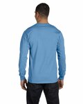 Gildan G840 Adult 50/50 Long-Sleeve T-Shirt Back Thumbnail