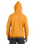 Hanes P170 Unisex Ecosmart® 50/50 Pullover Hooded Sweatshirt Back Thumbnail