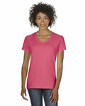 Gildan G500VL Ladies Heavy Cotton ™ 100% Cotton V-Neck T-Shirt Front Thumbnail