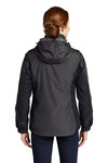 port authority l321 ladies colorblock 3-in-1 jacket Back Thumbnail