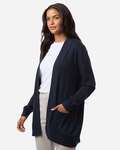 Devon & Jones DG447W Women's New Classic Cardigan Sweater Side Thumbnail