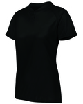 augusta sportswear ag1567 ladies attain wicking two-button softball jersey Front Thumbnail