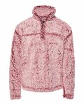 boxercraft yq10 youth sherpa quarter-zip pullover Front Thumbnail