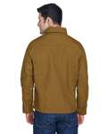 Harriton M705 Men's Auxiliary Canvas Work Jacket Back Thumbnail
