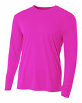 A4 NB3165 Youth Long Sleeve Cooling Performance Crew Shirt Front Thumbnail