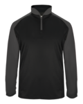 badger sport 4006 ultimate softlock sport 1 /4 zip Front Thumbnail