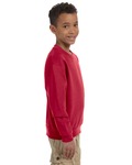 Jerzees 562B Youth NuBlend® Crewneck Sweatshirt Side Thumbnail