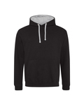 just hoods by awdis jha003 adult 80/20 midweight varsity contrast hooded sweatshirt Front Thumbnail