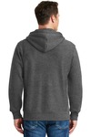 sport-tek f282 super heavyweight full-zip hooded sweatshirt Back Thumbnail