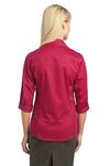 port authority l6290 improved ladies 3/4-sleeve blouse Back Thumbnail
