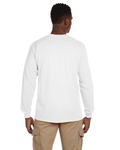 gildan g241 ultra cotton ® 100% cotton long sleeve t-shirt with pocket Back Thumbnail