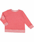 lat 2279 youth french terry long sleeve crewneck sweatshirt Front Thumbnail