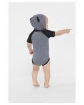Rabbit Skins 4417 Infant Character Hooded Bodysuit with Ears Back Thumbnail