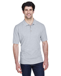 UltraClub 8535 Men's Classic Piqué Polo Front Thumbnail