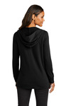 port authority lk826 ladies microterry pullover hoodie Back Thumbnail
