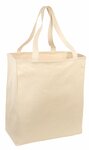port authority b110 over-the-shoulder grocery tote Front Thumbnail