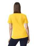Gildan 64800L Ladies' Softstyle Double Pique Polo Back Thumbnail