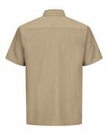 Red Kap SY60 Short Sleeve Solid Ripstop Shirt Back Thumbnail