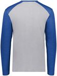 Augusta Sportswear 6882 Youth Gameday Vintage Long Sleeve Tee Back Thumbnail