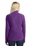 Port Authority L224 Ladies Microfleece 1/2-Zip Pullover Back Thumbnail