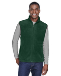 harriton m985 adult 8 oz. fleece vest Front Thumbnail