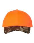 kati lc25 solid crown with camo visor cap Front Thumbnail