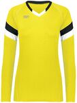 HighFive 342243 Girls TruHit Tri-Color Long Sleeve Jersey Front Thumbnail