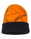 Kati LCB12 12" Camo Knit Beanie Front Thumbnail