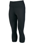 augusta sportswear ag2628 ladies hyperform compression capri Front Thumbnail