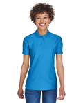 ultraclub 8414 ladies' cool & dry elite performance polo Front Thumbnail