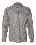 badger sport 4172 tonal blend 1/4 zip Front Thumbnail