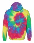 dyenomite 680vr blended hooded sweatshirt Back Thumbnail