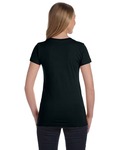 LAT 3616 Ladies Fitted Fine Jersey Tee Back Thumbnail
