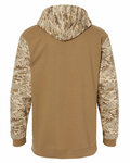 code five 3967 men's fashion camo hooded sweatshirt Back Thumbnail