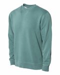 Independent Trading Co. PRM3500 Midweight Pigment-Dyed Crewneck Sweatshirt Side Thumbnail