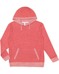 LAT 6779 Adult Harborside Melange French Terry Hooded Sweatshirt Front Thumbnail
