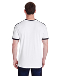 lat 6932 men's soccer ringer t-shirt Back Thumbnail