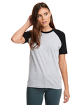 Next Level N3650 Unisex Raglan Short-Sleeve T-Shirt Back Thumbnail