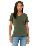 Bella + Canvas 6405 Ladies' Relaxed Jersey V-Neck T-Shirt Side Thumbnail