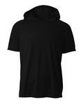 a4 n3408 men's cooling performance hooded t-shirt Back Thumbnail