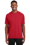 sport-tek t473 dry zone ® short sleeve raglan t-shirt Front Thumbnail