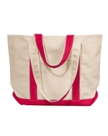 liberty bags 8871 windward large cotton canvas classic resort tote Front Thumbnail