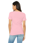 bella + canvas 6405 ladies' relaxed jersey v-neck t-shirt Back Thumbnail