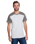 lat la6911 men's forward shoulder t-shirt Side Thumbnail