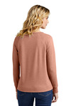 District DT672 Women's Featherweight French Terry ™ Long Sleeve Crewneck Back Thumbnail