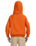 gildan g185b youth heavy blend™ 8 oz., 50/50 hooded sweatshirt Back Thumbnail