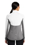 Sport-Tek LST854 Ladies Sport-Wick ® Stretch Contrast 1/2-Zip Pullover Back Thumbnail