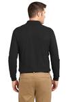 port authority k500ls silk touch™ long sleeve polo Back Thumbnail